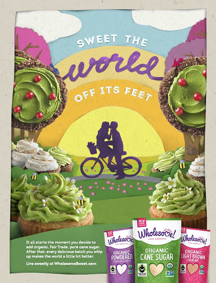  Wholesome Sweet the World campaign image 