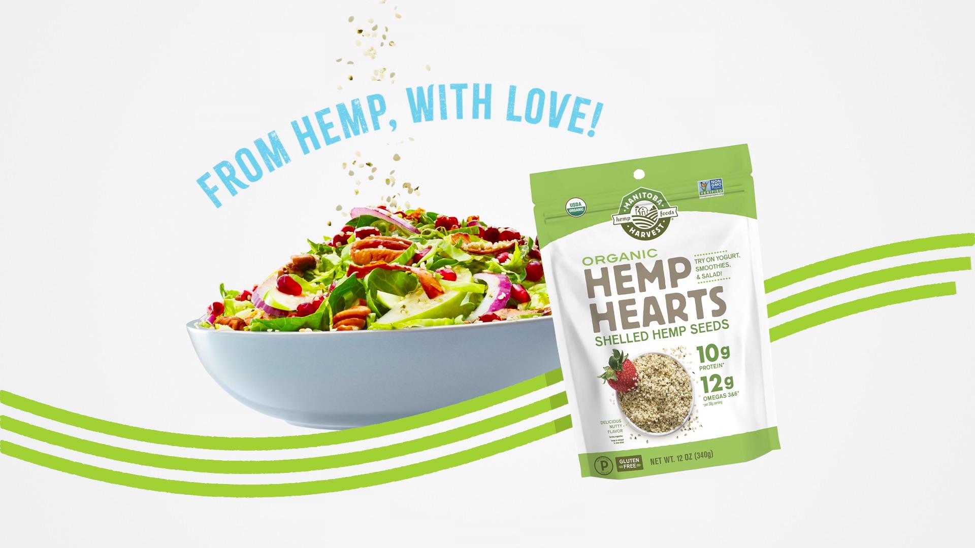  Manitoba Harvest hemp products display 